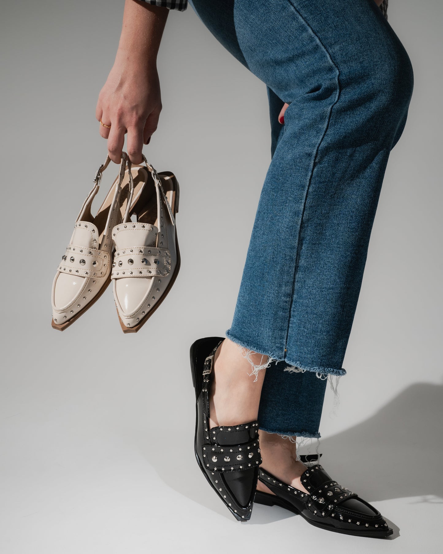 MOCASIN PUNTIAGUDO DESTALONADO