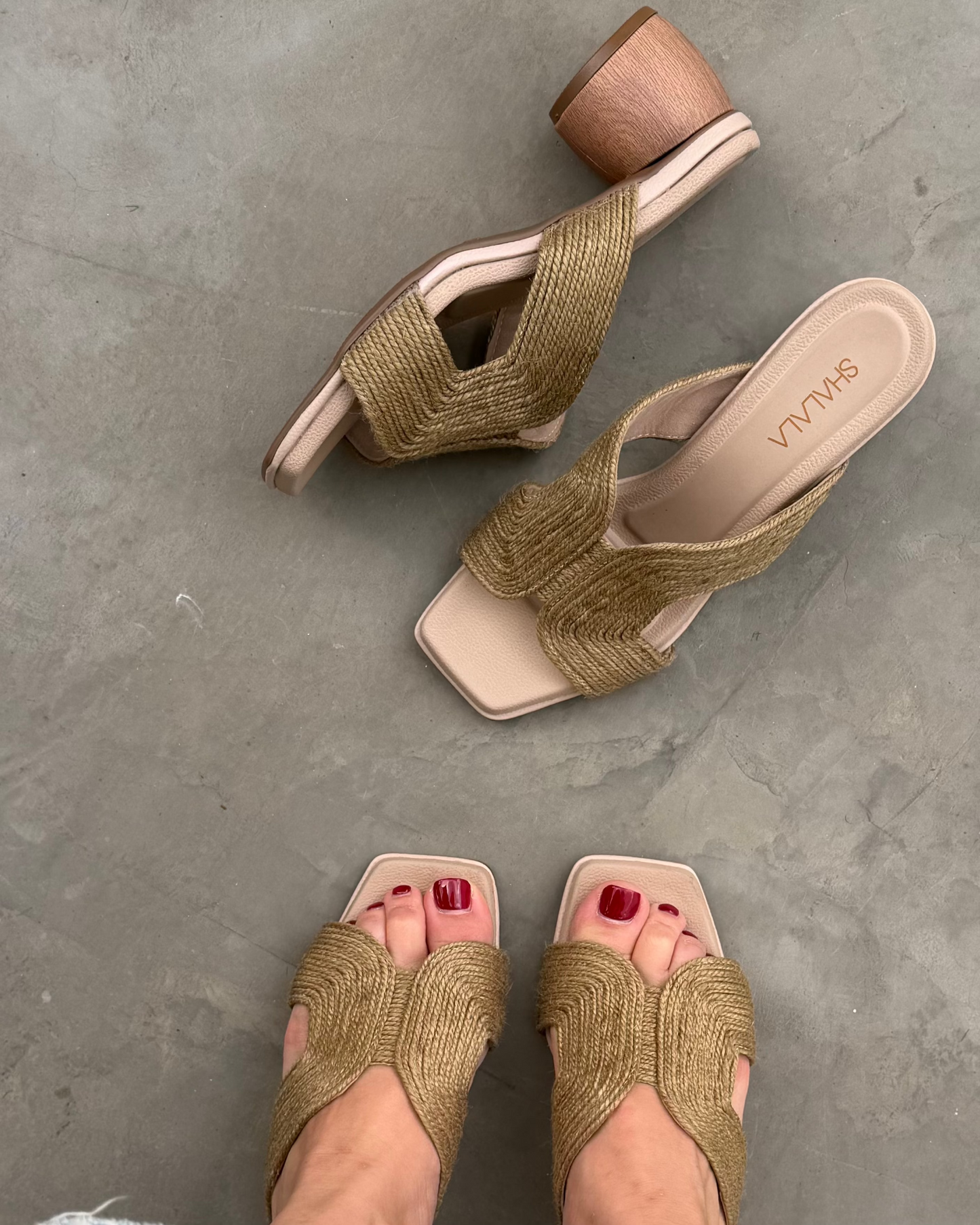 TACONES TEJIDOS