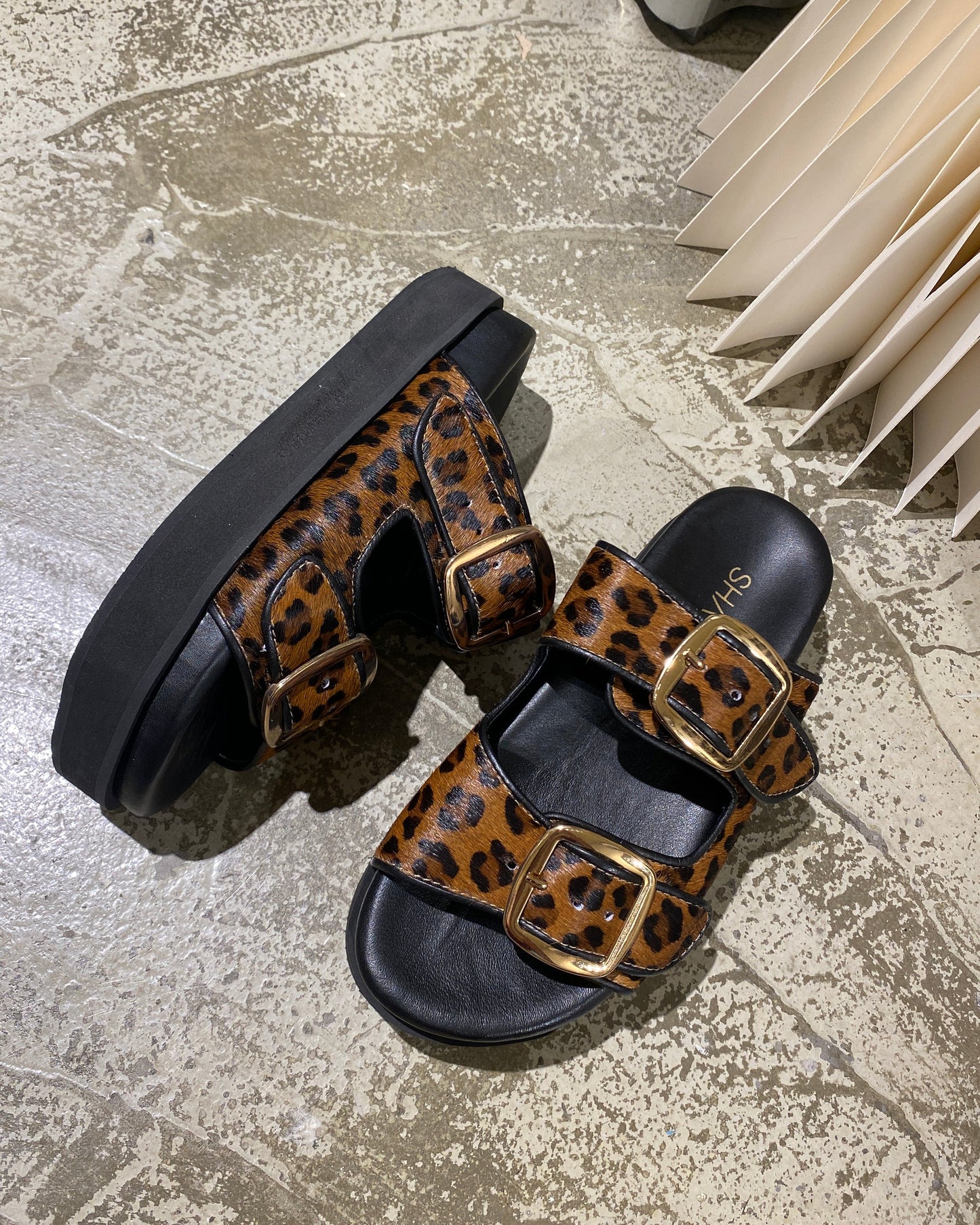 DAD SANDALS LEOPARDO