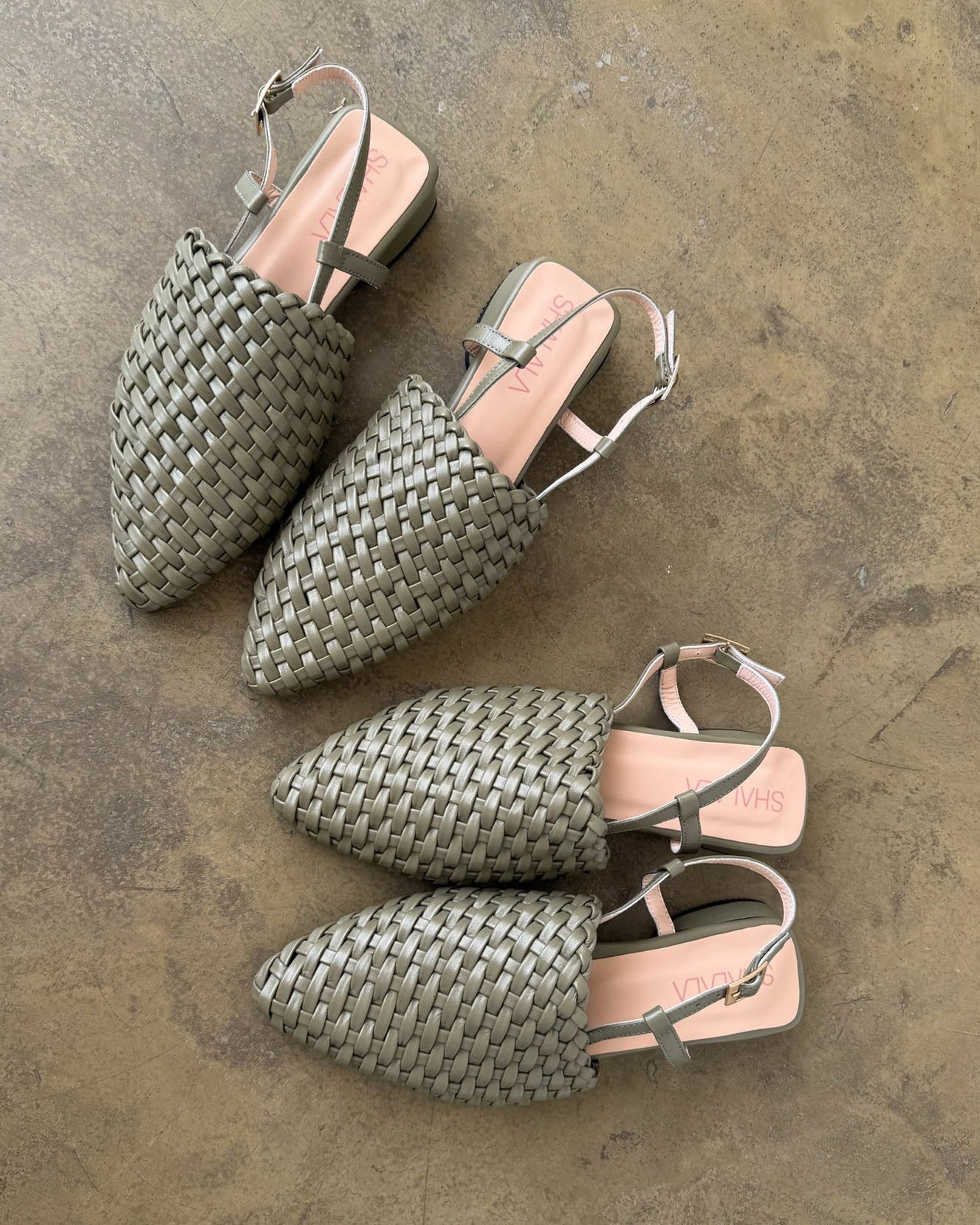 STILETTO TEJIDO CUERO