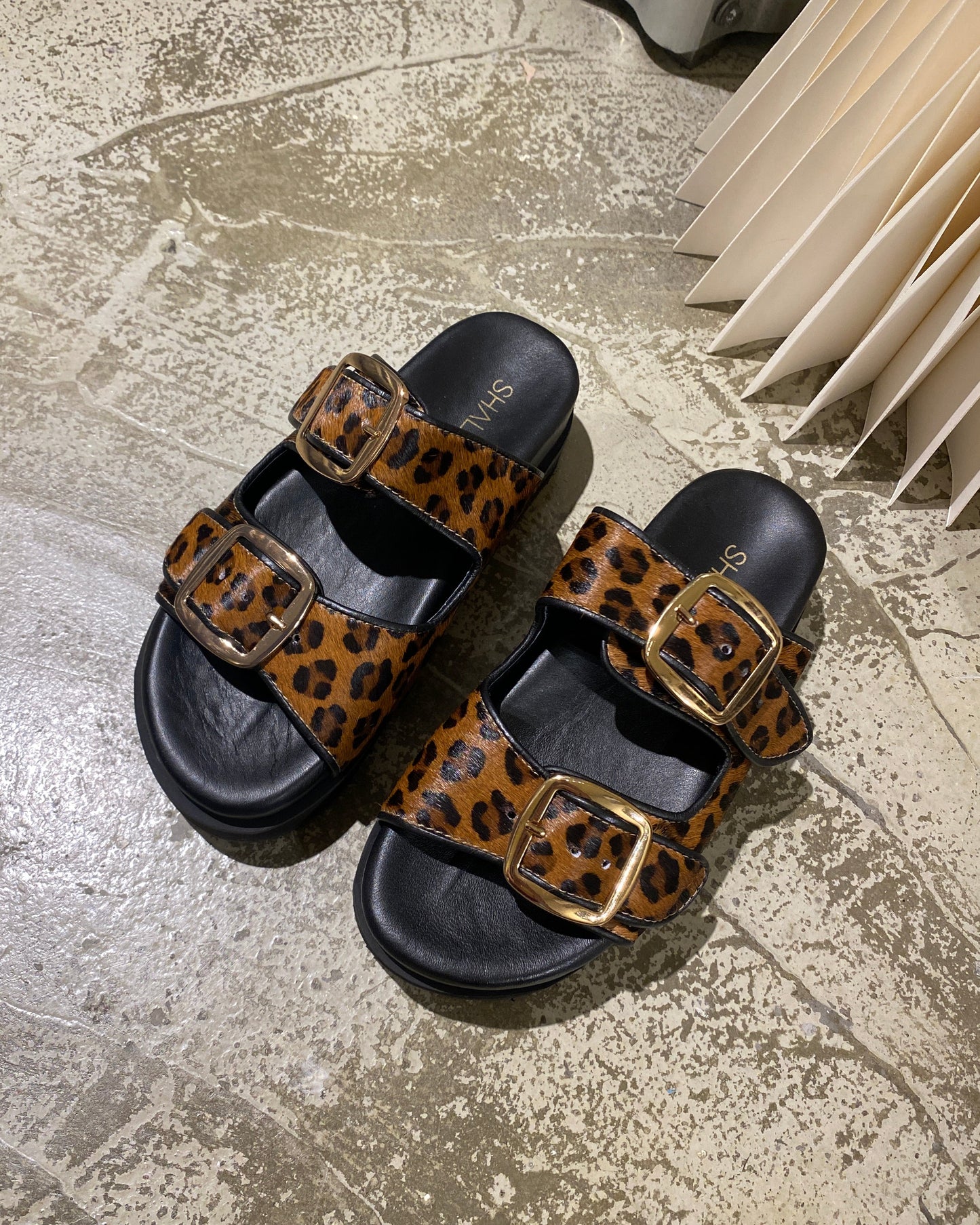 DAD SANDALS LEOPARDO